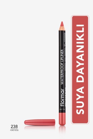 Suya Dayanıklı Dudak Kalemi - Waterproof Lipliner 238 Pure Rose 8690604567515 - Flormar