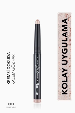 Suya Dayanıklı Işıltılı Kalem Far - Color Shadow S. - 003 Perfect Lights - 8682536039437 - Flormar