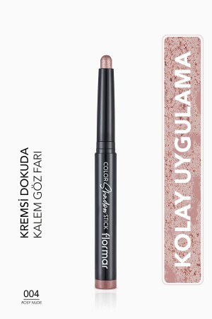 Suya Dayanıklı Işıltılı Kalem Far - Color Shadow S.-004 Rosy Nude-8682536039444 - Flormar