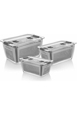 Klimatisierter Kühlschrank-Organizer und Aufbewahrungsbehälter mit Filterfach (2,5 l/5 l/9 l) SDX14658 - Lossa