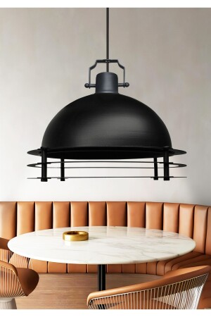 Sven Metal Caged Pendant Lamp Black Cafe Restaurant Entrance Kitchen Ayd-3578 AYD-3577 - HOMİNG