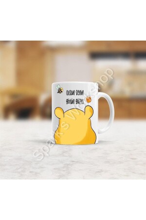 Sw Baskı Kupa - Winnie The Pooh Olsun Senin Götün Güzel Baskı Kupa Bardak SWPoohSB10 - Sparks Workshop