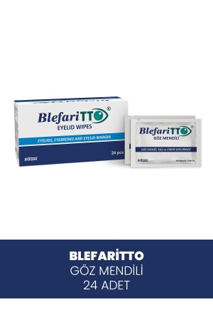 Swab Göz Çevresi Mendili 24'lü Göz Ve Makyaj Temizleme(ÇAY AĞACI YAĞI - TEA TREE OIL) 86801450817244 - BLEFARİTTO
