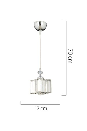 Swan Single Pendant Lamp with Chrome Crystal and Stone Modern Design Crystal Pendant Lamp Chandelier 7000-1098-10-01 - Apliqa