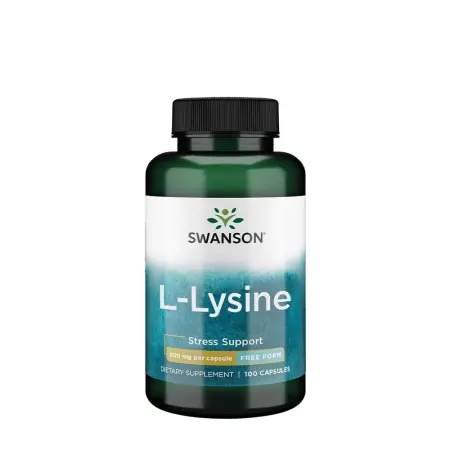 Swanson Free-Form L-Lysine (100 Capsules) - Swanson