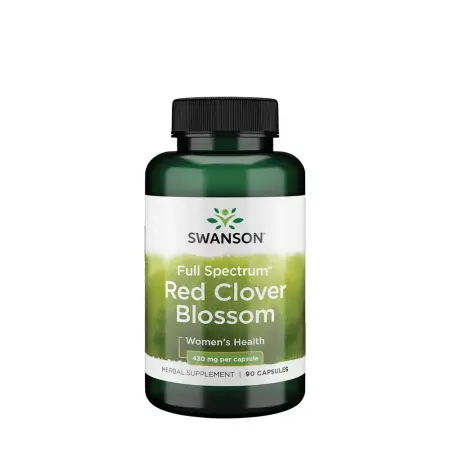 Swanson Full Spectrum Red Clover Blossom 430 mg (90 Capsules) - Swanson