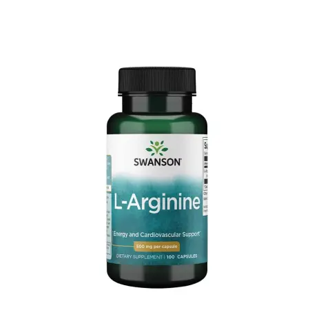 Swanson L-Arginine 500 mg (100 Capsules) - Swanson