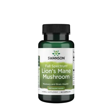Swanson Lion's Mane Mushroom (60 Capsules) - Swanson