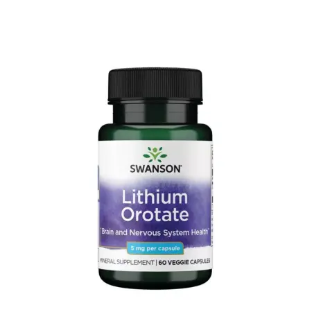 Swanson Lithium Orotate (60 Veg Capsules) - Swanson