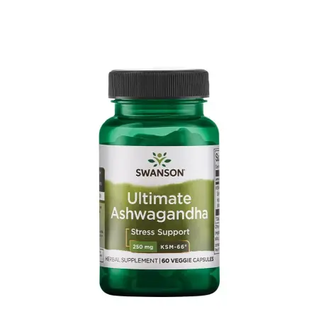 Swanson Ultimate Ashwagandha - KSM-66 250 MG (60 Veg Capsules) - Swanson