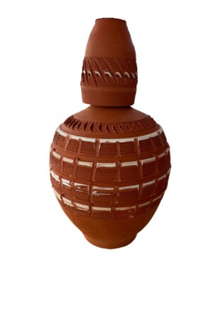 Sweating Soil Water Jug with Large Glass 2.5 Lt 00büyüktesti00 - ALİ BABA CÖMLEK