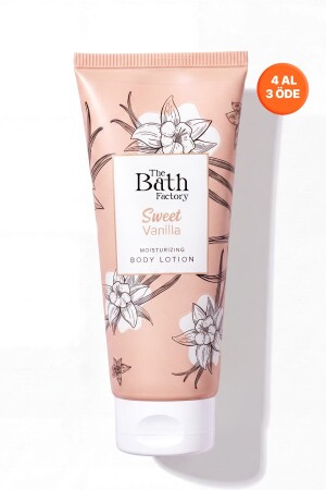 Sweet Vanilla Vücut Losyonu 200 ml - THE BATH FACTORY