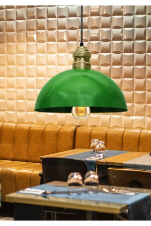 Swiss Retro Green Metal Single Pendant Lamp Cafe Restaurant Ayd-3105 AYD-3105 - HOMİNG