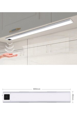 Szmaster- Kitchen Cabinet Bathroom Makeup Sensor Rechargeable LED Light Lamp kitchen1 - Genel Markalar