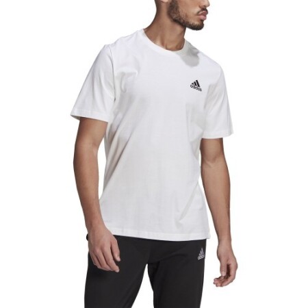 T-shirt Adidas Essentials Embr M, white - Adidas