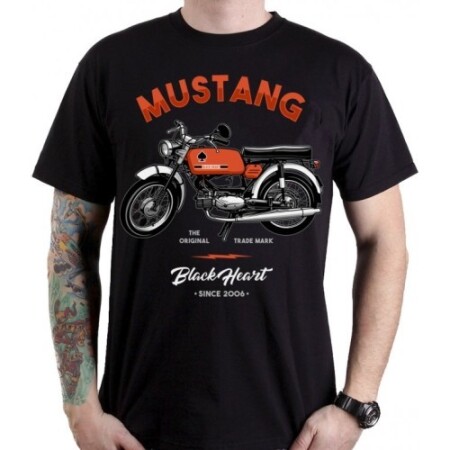 T-shirt BLACK HEART Mustang - Black - Black Heart
