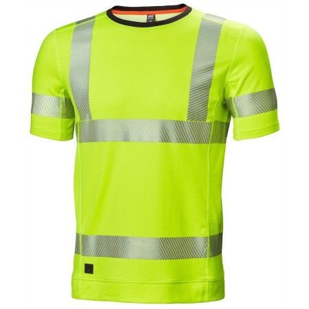 T-shirt HELLY HANSEN Lifa Active HI VIS, yellow - Helly Hansen workwear