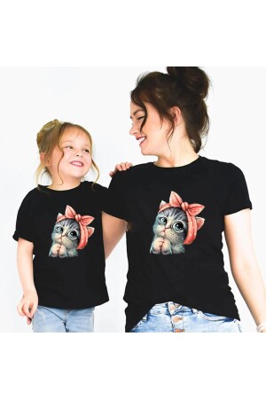 T-shirt Printed Mother and Daughter (IT IS A SINGLE ITEM, ADD 2 TO THE CART TO COMBINE) - Guillermo