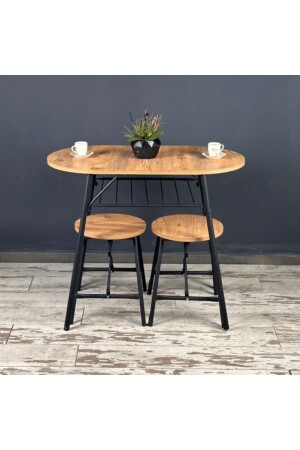 Table Chair Set Atlantic Pine Oval Kitchen Table Stool Set Dining Table 1229 - Eportatif