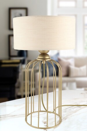 Table Lamp Antique Beige Hat - Begüsa