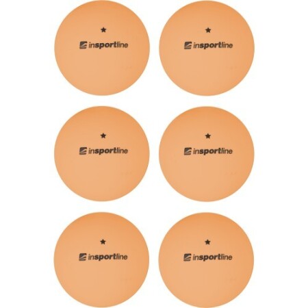 Table Tennis Balls inSPORTline Elisenda S1 – 6 pcs. - Orange - inSPORTline