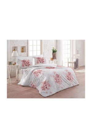 Taç Crystal Ranforce Double Duvet Cover Set - Henna Pudra 71016574 - Kristal By Taç