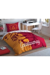 Taç Galatasaray Aslan Logo Tek Kişilik Lisanslı Nevresim Takımı 1247290 - HGüneyli