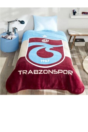TAC-LIZENZIERTE TRABZONSPOR-DREIFARBIGE EINZELDECKE - Taç
