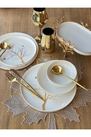 Tafelservice Modern Arbol Bird 24-teilig für 6 Personen EKSELANS-320 - ROSSEV