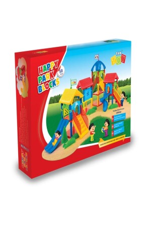 Tak Toy 58 Piece Happy Parking Play Set TC - 1066 - TAK OYUNCAK