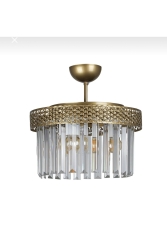 Taksim Desenli Kristal Taşlı Sarkıt Lüks Plafonyer Lüks Avize Rdh156678 - retro home design