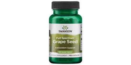 Tam Spektrum Üzüm Çekirdeği Yağı, 380 mg - 100 kapsül - Swanson