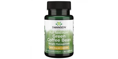 Tam Spektrumlu Yeşil Kahve Çekirdeği, 400 mg - 60 kapsül - Swanson