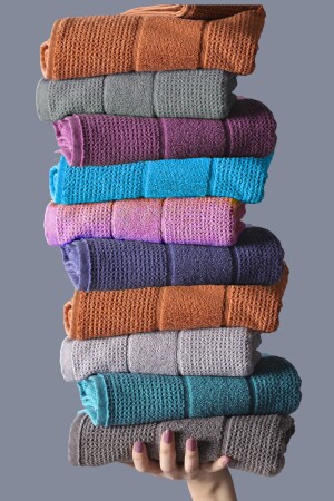 Tamara Set of 10 50x90 cm Hand & Face Towels - Mariva Home