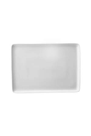 Tan 30x22 Rectangular Serving Plate White TAN30X22DU00 - Kütahya Porselen