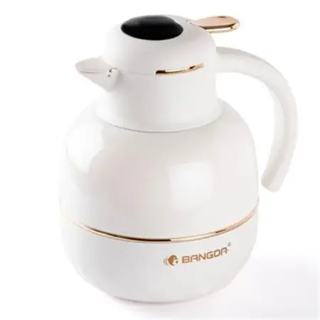 Tantitoni 012-01 Bej Paslanmaz Çelik Termometreli ve Süzgeçli Çay Termosu 1.2Lt - TANTITONI