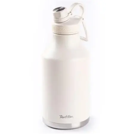 Tantitoni 012-01-White Double Layer Thermos with 2 Lids 1.9L - TANTITONI