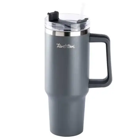 Tantitoni 020-01-move Füme Paslanmaz Çelik Pipetli Termos Bardak 1.2l - TANTITONI