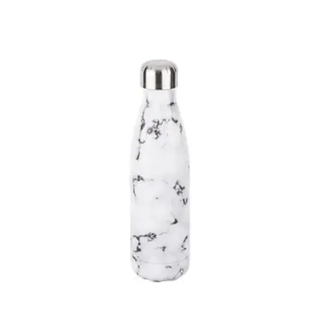 Tantitoni Grey Marble Pattern Stainless Steel Water Bottle 500ml - TANTITONI