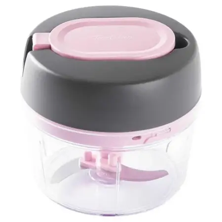 Tantitoni Smoked Pink Small Practical Chopper 400ml - TANTITONI