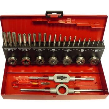 Tap and die set RUKO HSS, 31 pieces - Ruko