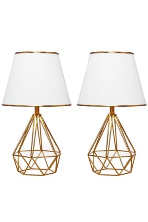 Tardu Table, Bedside Metal Lampshade Above the Duraluminum TARDU ABAJURR - White West inn House