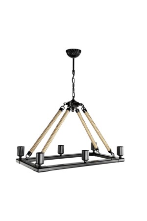 Tari 6-Piece Rectangular Chandelier Asz. 0866 ASZ. 0866 - Modelight