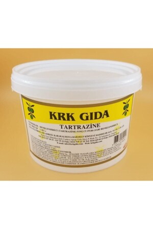 Tartrazine Food Coloring Yellow 1 Kg - Krk Gıda