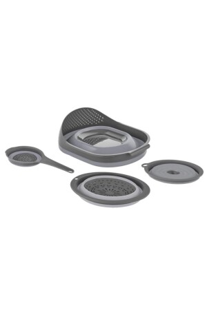 Taşev Akordi 4 Piece Kitchen Set T3888 P402MTG. 43888. 01 - Bambum