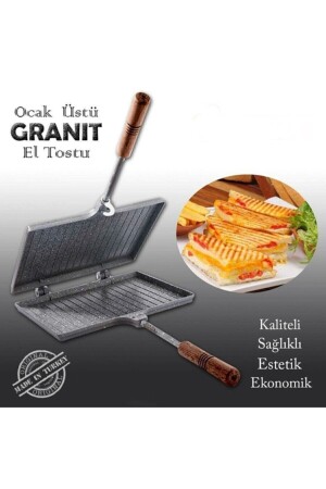 Taşhan Iç Dış Granit Ocak Üstü Tost Makinesi TAŞHANTOST - Genel Markalar