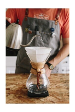 Tasse Kaffeekanne Glas Chemex Kaffeebrühkanne Karaffe 800 ml 6 CK-800A - Epinox