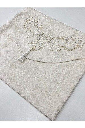 Tasseled Laced Embroidered Dowry Luxury Velvet Envelope Bundle - Ayhanhome