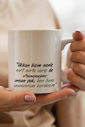 Tassentasse mit Worten wie – Bedruckte Tasse – Bedruckte Tasse – Tasse mit Namen KUPA-10S - Sionar