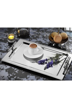 Tea Coffee Tray for Two Tiamo cool tray plain - Otuz4istanbul